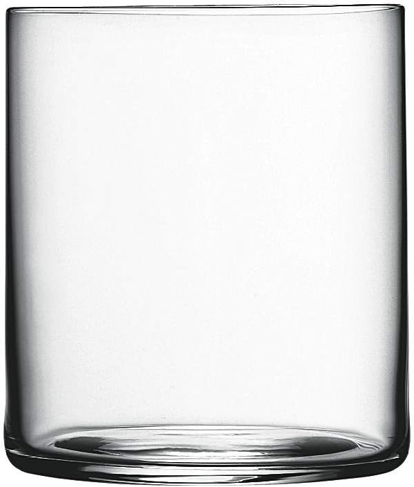 Luigi Bormioli Top Class 12.25 oz Double Old Fashioned Glasses - Set of 6 Elegant Italian-Made Drinkware with Simple Lines Durable Glassware for Whiskey Cocktails, Water, Juice - Great for Gifting