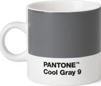 PANTONE 101040012 Ceramic Espresso Cup 6.20 x 8.60 x 6.15 cm, Ceramic, Gris Froid, 6,20 x 8,60 x 6,15 cm