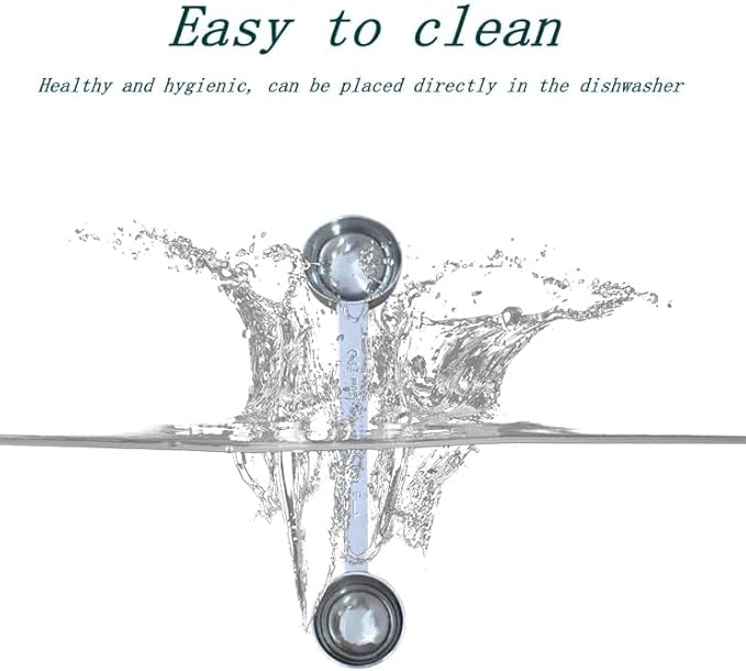 CoaGu Stainless Steel Coffee Scoop: Dual-Measure 1 Tbsp & 2 Tbsp Long Handle Tablespoon for Precise Scooping from Large Coffee Bags or Baking Ingredients