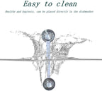 CoaGu Stainless Steel Coffee Scoop: Dual-Measure 1 Tbsp & 2 Tbsp Long Handle Tablespoon for Precise Scooping from Large Coffee Bags or Baking Ingredients