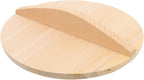 TIKUSAN Wooden Cooking Drop Lid Otoshibuta Made in Japan (8.7" (22cm))