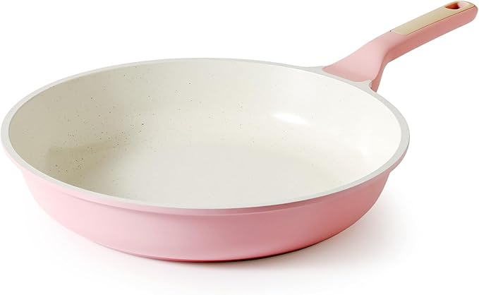 SENSARTE Nonstick Ceramic Frying Pan 11-Inch, Healthy Non Toxic Skillet, Induction Compatible Omelet Pan with Heat Resistant Handle, PFAS-Free