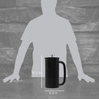 ESPRO P7 French Press Coffee Maker - Double-Walled Stainless Steel Insulated with Micro-Filter, 32 Ounces, Matte Black