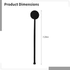 Varku 240PCS Drink Stirrers Cocktail,7 Inches Disposible Plastic Cocktails Swizzle Sticks with Disc Top,Mixed Drinks Stirrers for Cocktails,Bar,Wedding,Coffee,Juices,Parties,Whiskey,Beverage