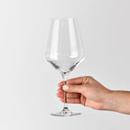 Krosno Crystal Red Wine Glasses | Set of 4 | 24.7 oz | Avant-garde Collection | Ideal for Home, Restaurant and Party | Dishwasher Safe | Lead-Free Crystal Glass