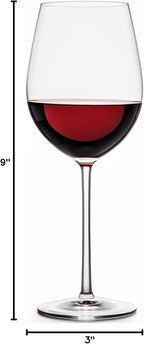 Ravenscroft European-Made All-Purpose Wine Glasses | Set of 4 | Sheer Rim | 100% Lead-Free Crystal | 15.5 Fl. Oz. | Perfect for White Wine & Red Wine | Dishwasher-Safe