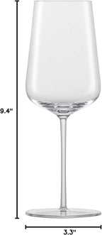 Zwiesel Glas Tritan Vervino Collection, Chardonnay White Wine Glass, 16.5 Ounce, Set of 6