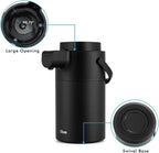 Airpot Coffee Dispenser with Pump - Coffee Carafes for Keeping Hot - Beverage Dispenser - 102oz/3L Thermal Coffee Carafe for Hot Liquids - Stainless Steel Insulated Coffee Thermos Carafe