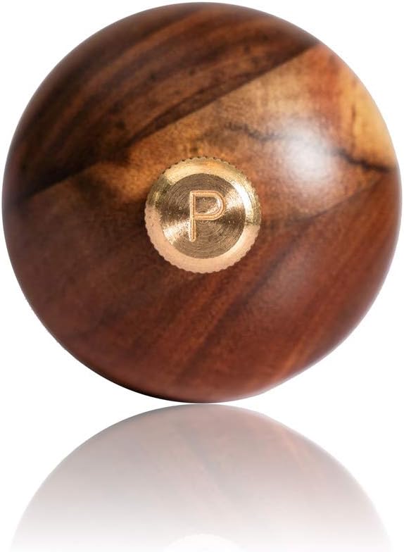 Pepper Mill, Pepper Grinder with Adjustable Stainless Steel Grinder, Acacia Wood, Height 30 cm / 12 inch