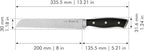 HENCKELS Forged Accent Razor-Sharp 8-inch Bread Knife, Cake Knife, White Handle, German Engineered Informed by 100+ Years of Mastery