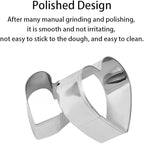 24 Piece Stainless Steel Cookie Moulds, Cookie Moulds Cookie Pastry Knife Set