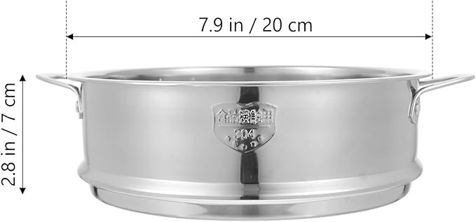 STOBAZA 20cm Steamer Basket Stainless Steel Steam Rack Trivet, Steamer Grid Compatible with Instant Pot Pressure Cooker