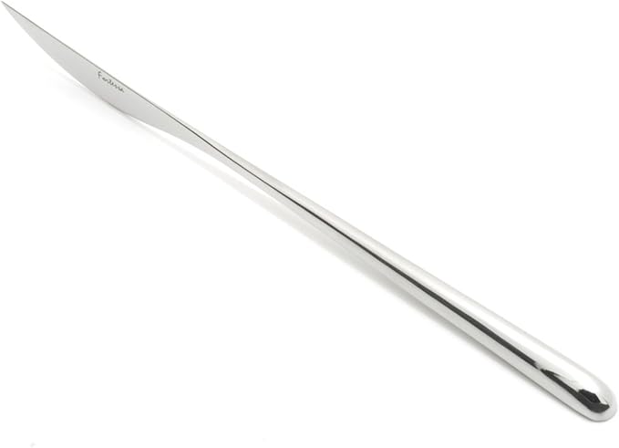 Fortessa Dragonfly 18/10 Stainless Steel Flatware Dessert Knife, 8.3-Inch, Set of 12
