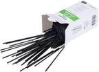 Restaurantware Restpresso 5 Inch Cocktail Stirrers 500 Disposable Coffee Stirring Rods - Premium Odorless Black Plastic Stirrers For Coffee For Hot And Cold Drinks For Bars Or Offices