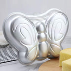 Butterfly Shaped Birthday Cake Pan Mould Aluminum 3D Animal DIY Cake Baking Pan for Birthday, Anniversary, Party, Christmas