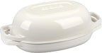 Enameled Cast Iron Dutch Oven Pot with Lid, Oval Dutch Oven for Bread Baking, Bread Oven for Homemade Sourdough Bread Baking, 5qt, White