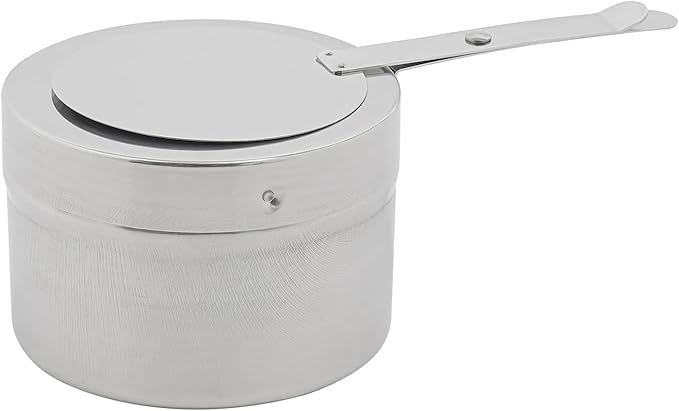 Coffee Urn with Fuel Holder 3.5 Gal/13L, Stainless Steel Beverage Dispenser Hot Drink Dispenser with Stand, Tea Water Coffee Chafer Urn for Parties Buffet Catering Commercial Home (Silver, White)