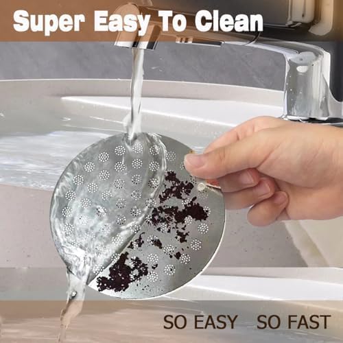 2pcs 53.3mm Espresso Puck Screen - Food-grade 316 Stainless Steel Espresso Filter - 0.8mm Thickness - Reusable Espresso Screen Filter Mesh for Espresso Portafilter