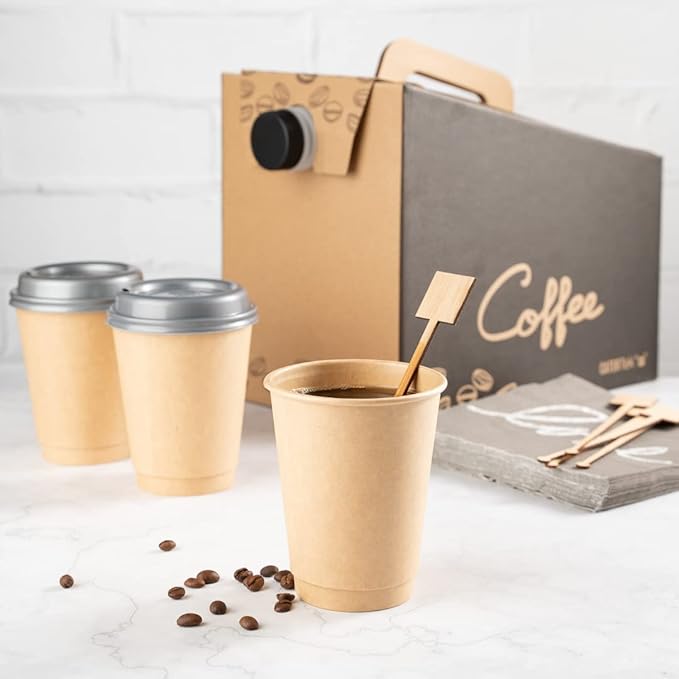 Restaurantware 7 Inch Coffee Stirrers 100 Disposable Coffee Stir Sticks - Square Top Sturdy Natural Bamboo Drink Stirrers Stirrers For Hot and Cold Beverages Break-Resistant