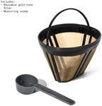 Beautiful 12-Cup Programmable Coffee Maker with Touch-Activated Display, Auto Brew Timer, Reusable Filter & Large Glass Carafe (Rose)