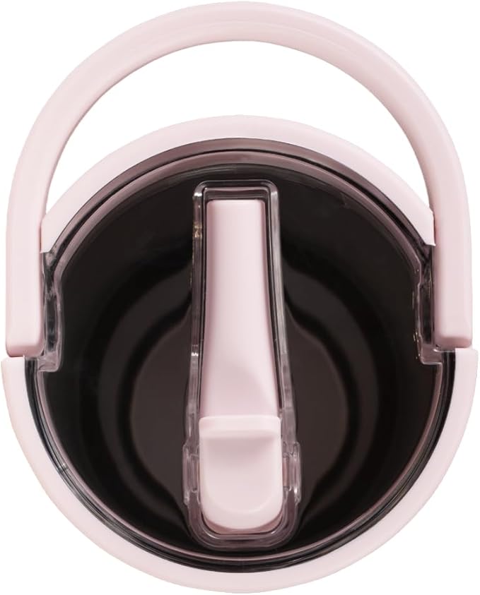 HydroJug Sport - Stainless Steel Tumbler with Straw, Vacuum Insulated, 40oz Leakproof Water Bottle, Ergonomic Design, Reusable, Dishwasher Safe, Rubber Base, Durable for Gym or Outdoors, Sweet Cherry