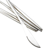 Gugrida 20-Piece 18/10 Stainless Steel Flatware Silverware, Luxury Dinnerware Set Travel Cutlery Tableware Include Knife Fork Spoon Service for 4,Healthy & Eco-Friendly Dishwasher Safe (Silver Matte)