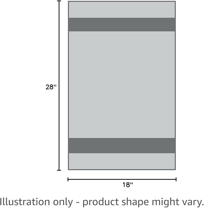 Hand Towels 100% Cotton Solid Kitchen Dish Cloths 18"x 28", Grey, Pack of 6 Decor Kitchen Hand Towel Reusuable Dish Towel for Cleaning & Drying Tea Towels Set with Hanging Loop