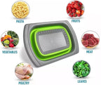 Collapsible over sink Colander Combo Pack 15.55 x 10.2 x 1.7