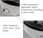 JIAWANSHUN Electric Coffee Roaster Machine 500g Coffee Bean Roaster 0-240℃ Non-Stick Home Peanut Beans Roaster 1200W 110V