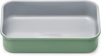 Caraway Nonstick 9” x 6.5” Small Rectangle Baking Pan – Non-Toxic, PTFE & PFOA Free – Aluminized Steel Core – Deep Ceramic Baking Pan for Casseroles, Lasagna & More - Sage