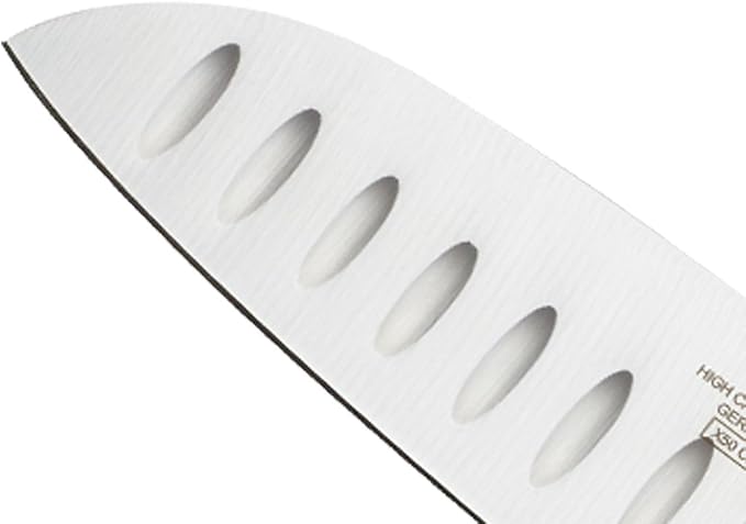 Mercer Culinary M20707 Genesis 7-Inch Santoku Knife,Black