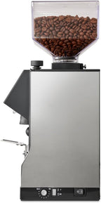 Eureka Mignon Silenzio Espresso Grinder | Silent Technology | Stepless | Timed Dosing | (Chrome, 55mm)