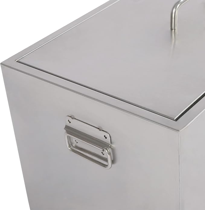 Stainless Steel Commercial Water Bath Canner,54 Quart Stove Top Water Bath Canner with 2 Canning Racks,Thermal Conductivity Uniform Stainless Steel Canning, Sunken Lid Design for High-Acid Food