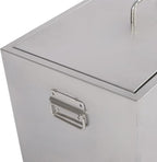 Stainless Steel Commercial Water Bath Canner,54 Quart Stove Top Water Bath Canner with 2 Canning Racks,Thermal Conductivity Uniform Stainless Steel Canning, Sunken Lid Design for High-Acid Food