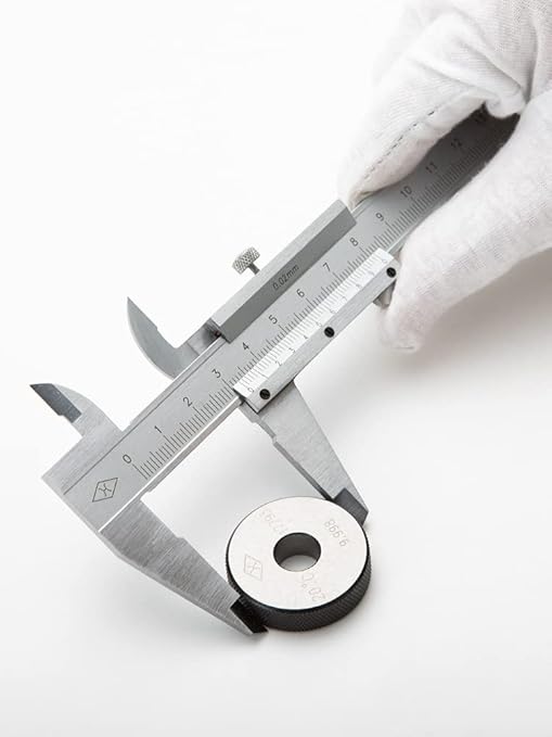 Vernier Caliper, 0-6inch/0-150mm Manual Micrometer, Stainless Steel Caliper,0.02mm/0.001" High Precision, Durable Slide Caliper Measuring Tool