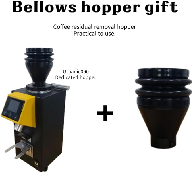 Urbanic 090 Electric Coffee Grinder (110~220v) / straight Titanium burr 60mm / (Yello) / (Made in Korea), 125*125*39(mm)