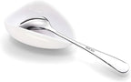Coffee Spoon Rest Set with Spoon, Mini Ceramic Spoon Holder, Silver Ellipse Spoon, Coffee Bar Accessories