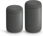 Fellow 16 oz Carter Wide Travel Mug - Wide Mouth Vacuum-Insulated Stainless Steel - Tea and Coffee Tumbler - Travel Coffee Mug with Ceramic Interior - Slate Grey
