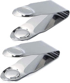 2Pcs Silver Stainless Steel Strawberry Huller Fruit Stem Remover Home Kitchen Tools for Cherry Tomato, Corers (2.8 * 1)