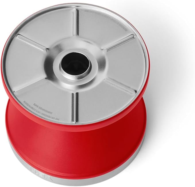 YETI Pour Over Coffee Maker Accessory Ramblers, Designed for Perfect Coffee Extraction Anywhere, Stainless Steel, fits any V60 Filter, Rescue Red