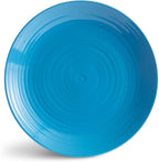 Sango Siterra Artist's Blend 16-Piece Stoneware Dinnerware Set – Service for 4, Ocean Blue Glossy Glaze with Unique Speckled Design, for Everyday Dining & Entertainment, Microwave & Dishwasher Safe