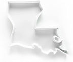 Louisiana Shaped Baking Dish, Serving Platter or Decorative Tray Charming Porcelain Bakeware Oven Microwave and Dishwasher Safe
