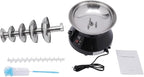 5 Tier Chocolate Fountain, 230W 3000ml/7LBS Stainless Steel Electric Chocolate Fondue Fountain Machine 86-230 °F Hot Chocolate Fondue Tower for Party, Wedding, Buffet