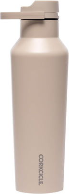 Corkcicle Sport Canteen Insulated Tumbler, Desert, 20 oz – Reusable Water Bottle Keeps Beverages Cold for 25 Hours & Hot 12 Hours – Cupholder Friendly Tumbler with Screw-On Cap
