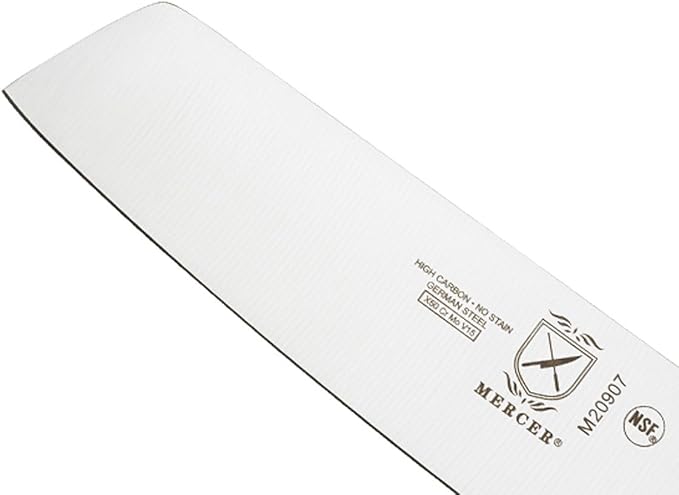 Mercer Culinary M20907 Genesis 7-Inch Nakiri Vegetable Knife,Black