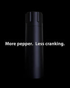 MANNKITCHEN Pepper Cannon - Professional Grade Heavy Duty High Output Pepper Mill