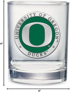 Heritage Pewter Oregon Double Old Fashion | Double Rocks Glass 14 OZ for Liquor | Expertly Crafted Pewter Glass