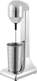 Milkshake Maker Single Head Electric Drink Mixer Commercial Milkshake Blender, 100W Stainless Steel Smoothie Mixer For Making Yogurt, Milk, Cocktails, Smoothies (Single Head,100W)