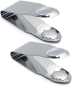 2Pcs Stainless Steel Strawberry Huller Fruit Stem Remover, Picker Leaf Peeler Tweezers Kitchen Gadgets for Strawberry Cherry Tomato Fruit Tools