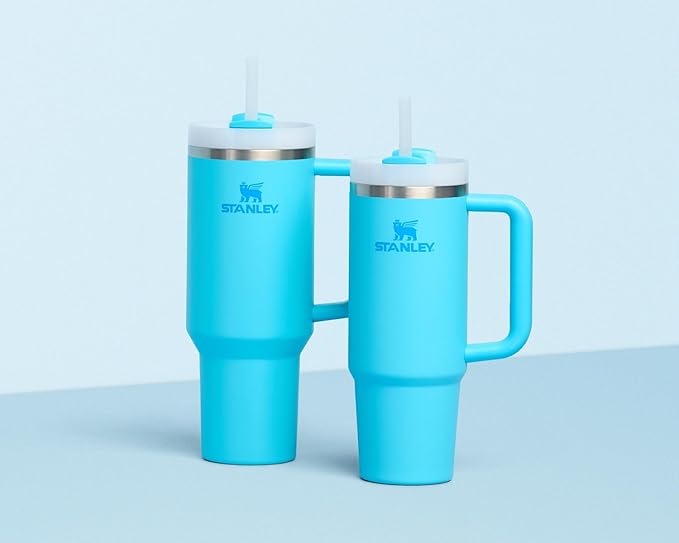 Stanley Quencher H2.0 Tumbler with Handle and Straw 40 oz | Flowstate 3-Position Lid | Cup Holder Compatible for Travel | Insulated Stainless Steel Cup | BPA-Free | Splash